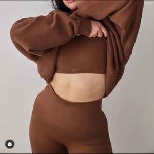 Set Active Sculptflex Body Crop - Mocha - Large